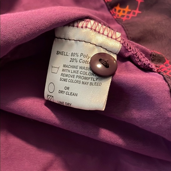 Purple Pleated A-Line Sundress with Puff Cap Sleeves - Picture 5 of 7